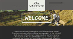 Desktop Screenshot of martinezchurchofchrist.org