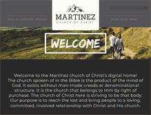 Tablet Screenshot of martinezchurchofchrist.org